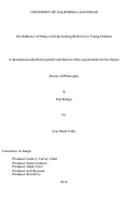 Cover page: The Influence of praise on help-seeking behavior in young children