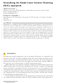 Cover page of Generalizing the Simple Linear Iterative Clustering (SLIC) superpixels