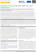 Cover page: Noninvasive Testing and Surrogate Markers in Invasive Fungal Diseases