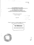 Cover page: LOW TEMPERATURE STUDIES: I. HEW ANTIFERROMAGNETIC RESONANCE EFFECTS IN THE IRON-GROUP FLUORIDES. II. IMPEDANCE MATCHING A JOSEPHSON-EFFECT GALVANOMETER BY MEANS OF A SUPERCONDUCTING TRANSFORMER