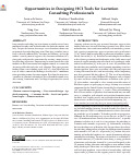 Cover page: Opportunities in Designing HCI Tools for Lactation Consulting Professionals