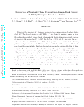 Cover page: Discovery of a Transient U-Band Dropout in a Lyman Break Survey: A Tidally Disrupted Star at z = 3.3?**Based on observations with the NASA/ESA Hubble Space Telescope, obtained at the Space Telescope Science Institute, which is operated by AURA, Inc., under NASA contract NAS5-26555. ****Based on observations obtained at the W. M. Keck Observatory, which is operated jointly by the California Institute of Technology and the University of California.