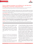 Cover page: Thoracic Epidural Anesthesia Can Be Effective for the Short‐Term Management of Ventricular Tachycardia Storm