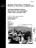 Cover page: Synchrotron Radiation and Beam Tube Vacuum in a Very Large Hadron Collider, Stage 1 and Stage 2 VLHC