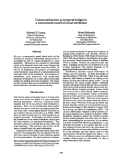 Cover page: Causal Mechanisms as Temporal Bridges in a Connectionist Model of Causal Attribuion