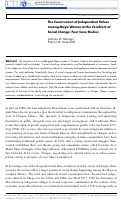 Cover page: The Construction of Independent Values among Maya Women at the Forefront of Social Change: Four Case Studies