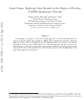 Cover page: Genie Chains: Exploring Outer Bounds on the Degrees of Freedom of MIMO Interference Networks