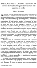 Cover page: Sabiás, macieiras da Califórnia e cadáveres em campos de futebol: Imagens do Brasil em três canções do exílio