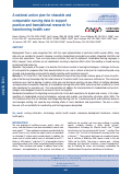 Cover page: A national action plan for sharable and comparable nursing data to support practice and translational research for transforming health care.