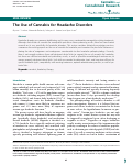 Cover page: The Use of Cannabis for Headache Disorders.