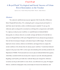 Cover page: A Royal Flush? Ecological and Social Success of Urban River Restoration on the Truckee