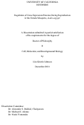 Cover page: Regulation of Gene Expression Patterns During Reproduction in the Female Mosquito, Aedes aegypti