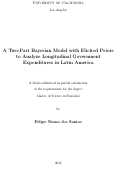 Cover page: A Two-Part Bayesian Model with Elicited Priors to Analyze Longitudinal Government Expenditures in Latin America