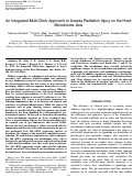 Cover page: An Integrated Multi-Omic Approach to Assess Radiation Injury on the Host-Microbiome Axis