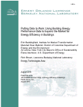 Cover page: Putting Data to Work: Using Building Energy Performance Data to Expand the Market for Energy Efficiency in Buildings