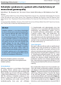 Cover page: Schnitzler syndrome in a patient with a family history of monoclonal gammopathy