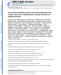 Cover page: Assessment of Multifactor Gene–Environment Interactions and Ovarian Cancer Risk: Candidate Genes, Obesity, and Hormone-Related Risk Factors