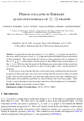 Cover page: Period collapse in Ehrhart quasi-polynomials of \(\{1,3\}\)-graphs