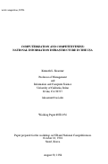 Cover page: Computerization and Competitiveness: National Information Infrastructure in the USA