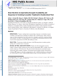 Cover page: Brain nicotinic acetylcholine receptor availability and response to smoking cessation treatment: a randomized trial.