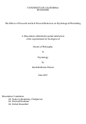 Cover page: The Effects of Prosocial and Self-Focused Behaviors on Psychological Flourishing