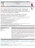 Cover page: Effect of palbociclib plus endocrine therapy on time to chemotherapy across subgroups of patients with hormone receptor‒positive/human epidermal growth factor receptor 2‒negative advanced breast cancer: Post hoc analyses from PALOMA-2 and PALOMA-3