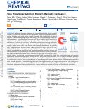 Cover page: Spin Hyperpolarization in Modern Magnetic Resonance