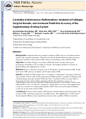 Cover page: Cerebellar Arteriovenous Malformations: Anatomic Subtypes, Surgical Results, and Increased Predictive Accuracy of the Supplementary Grading System