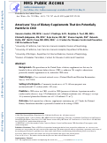 Cover page: Americans' Use of Dietary Supplements That Are Potentially Harmful in CKD