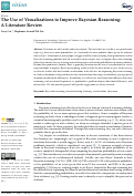 Cover page: The Use of Visualizations to Improve Bayesian Reasoning: A Literature Review.