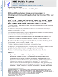 Cover page: Differential requirement for de novo lipogenesis in cholangiocarcinoma and hepatocellular carcinoma of mice and humans