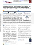 Cover page: Ultrasensitive Isothermal Detection of SARS-CoV‑2 Based on Self-Priming Hairpin-Utilized Amplification of the G‑Rich Sequence