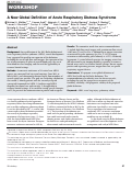 Cover page: A New Global Definition of Acute Respiratory Distress Syndrome.