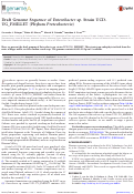 Cover page: Draft Genome Sequence of Enterobacter sp. Strain UCD-UG_FMILLET (Phylum Proteobacteria).