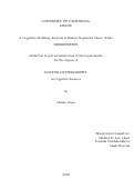 Cover page: A Cognitive Modeling Analysis of Risk in Sequential Choice Tasks