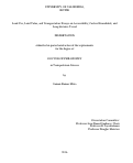 Cover page: Land Use, Land Value, and Transportation: Essays on Accessibility, Carless Households, and Long-distance Travel