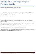 Cover page: The Application of Autocorrelation SETI Search Techniques in an ATA Survey