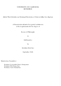 Cover page: Global Weyl Modules and Maximal Parabolics of Twisted Affine Lie Algebras