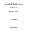 Cover page: The Topographic Imagination: Kerouac, Regener, Kafka and the Quest for Self-Realization