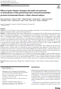 Cover page: Effects of pelvic fixation strategies and multi-rod constructs on biomechanics of the proximal junction in long thoracolumbar posterior instrumented fusions: a finite-element analysis.