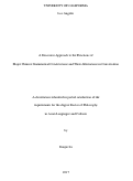 Cover page: A Discourse Approach to the Functions of Major Chinese Grammatical Constructions and Their Alternations in Conversation