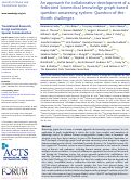 Cover page: An approach for collaborative development of a federated biomedical knowledge graph-based question-answering system: Question-of-the-Month challenges