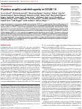 Cover page: Platelets amplify endotheliopathy in COVID-19