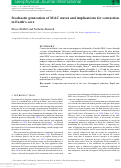 Cover page: Stochastic generation of MAC waves and implications for convection in Earth’s core