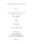 Cover page: Some models for dependence in stochastic processes