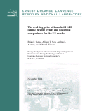 Cover page: The evolving price of household LED lamps: Recent trends and historical comparisons for the US market