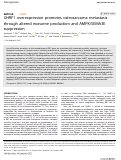 Cover page: UHRF1 overexpression promotes osteosarcoma metastasis through altered exosome production and AMPK/SEMA3E suppression