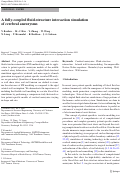 Cover page: A fully-coupled fluid-structure interaction simulation of cerebral aneurysms