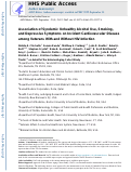 Cover page: Association of Syndemic Unhealthy Alcohol Use, Smoking, and Depressive Symptoms on Incident Cardiovascular Disease among Veterans With and Without HIV-Infection.