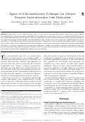 Cover page: Figure-of-8 Reconstruction Technique for Chronic Posterior Sternoclavicular Joint Dislocation